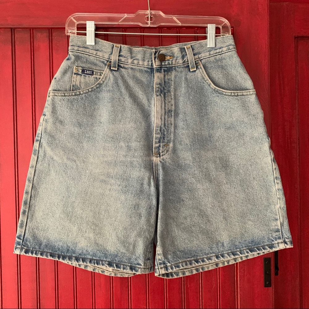 LEE Vintage 90s High-Waisted Denim Shorts
